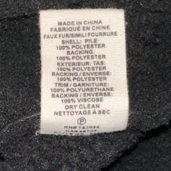 Avec Les Filles Motorcycle Faux Shearling Biker Jacket - Picture 5 of 5